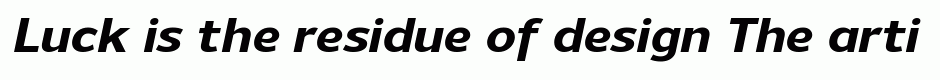 Uniman ExtraBold Italic