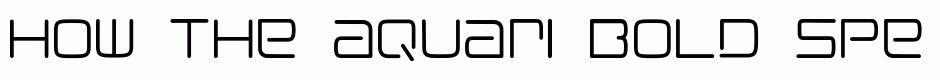 Aquari Bold