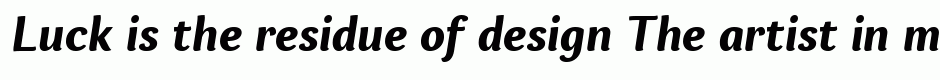 Espuma Pro Bold Italic