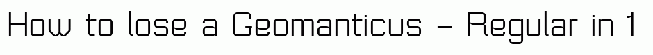 Geomanticus - Regular