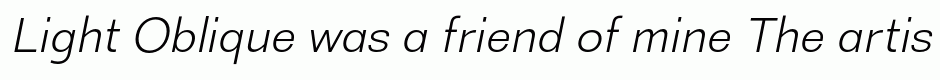 Light Oblique
