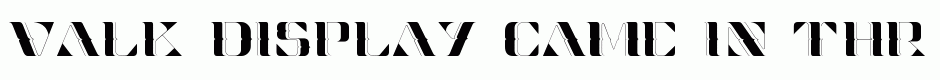 Valk Display