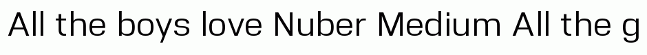 Nuber Medium