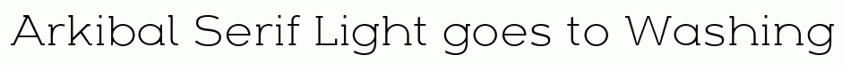 Arkibal Serif Light