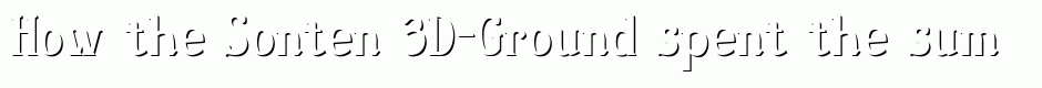 Sonten 3D-Ground