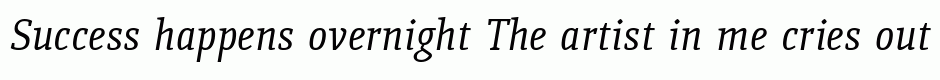 Quiroga Serif Italic