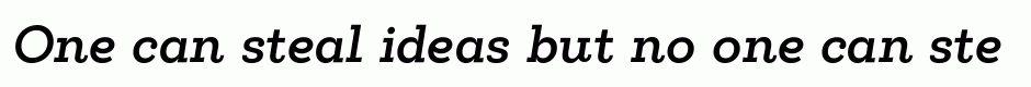 Egalite Demi Bold Italic