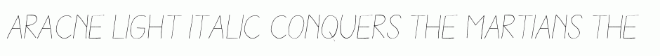 Aracne Light Italic