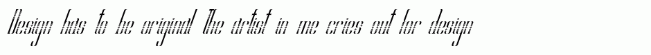 Hiroshi pattern italic