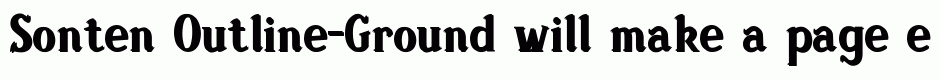 Sonten Outline-Ground
