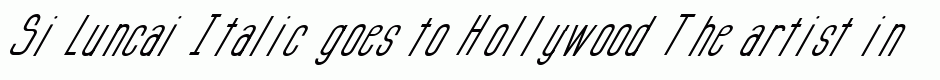 Si Luncai Italic