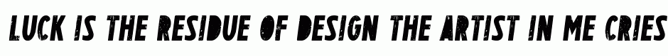 BENITO Stencil italic