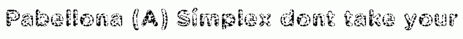 Pabellona (A) Símplex