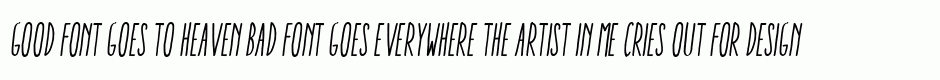 Aracne Ultra Condensed Regular Italic