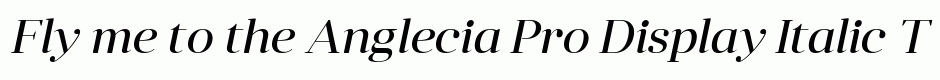 Anglecia Pro Display Italic
