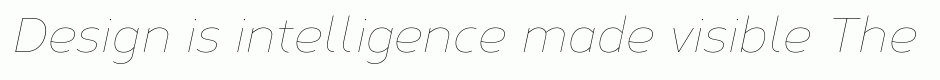 Corbert Thin Italic