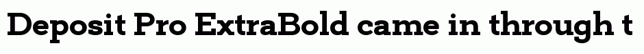 Deposit Pro ExtraBold