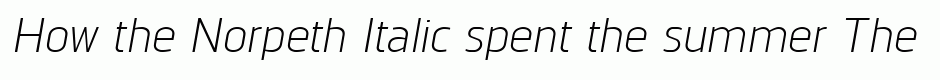 Norpeth Italic