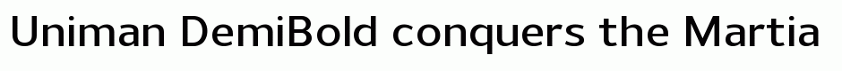 Uniman DemiBold