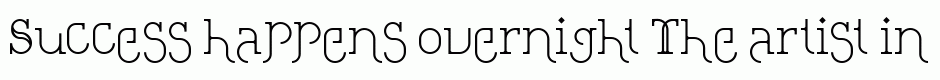 Loopita complex font