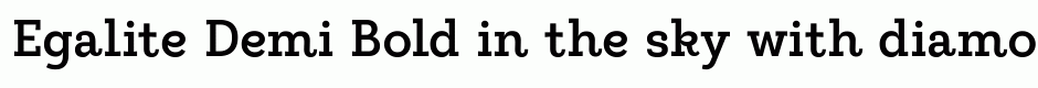 Egalite Demi Bold