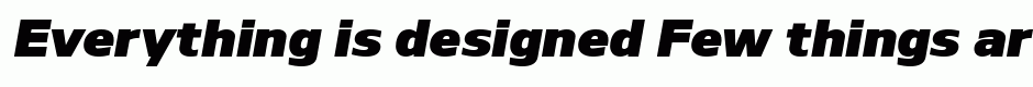 Nauman Black Italic