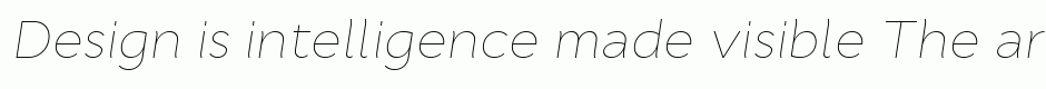 Cyntho Pro Thin Italic