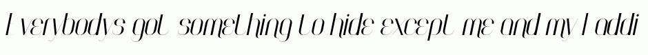Faddish bold italic