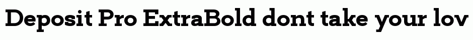 Deposit Pro ExtraBold