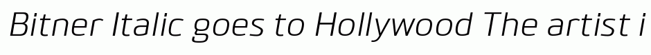 Bitner Italic
