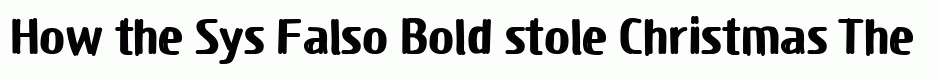Sys Falso Bold