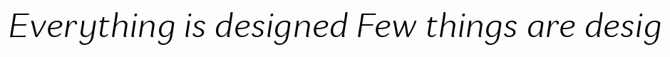 Espuma Pro Light Italic