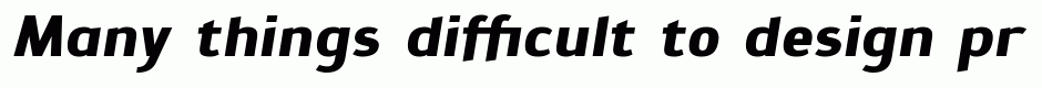 Prox bold italic