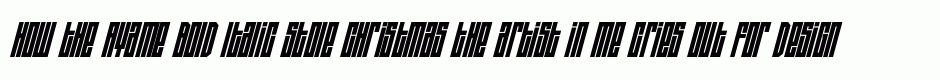 Ayame Bold Italic