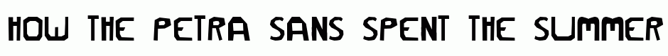 Petra Sans