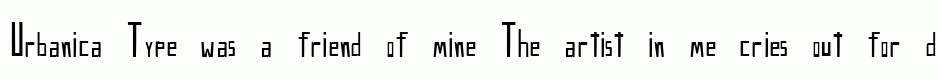 Urbanica Type