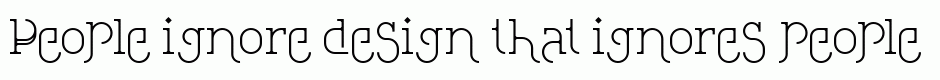 Loopita complex font