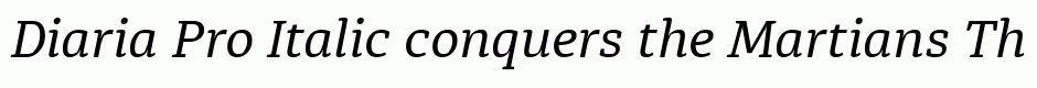 Diaria Pro Italic