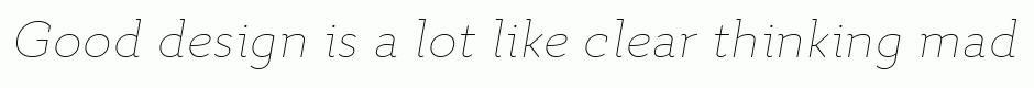 Quiza Pro Thin Italic