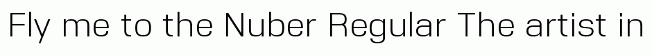 Nuber Regular
