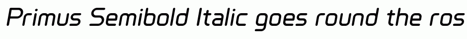 Primus Semibold Italic
