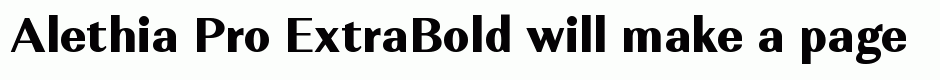Alethia Pro ExtraBold
