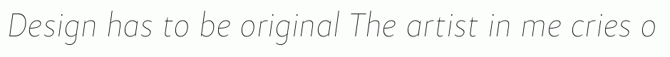Samo Sans Pro Hair Italic