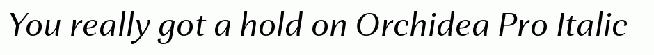 Orchidea Pro Italic