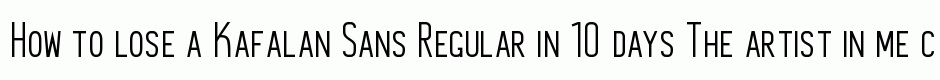 Kafalan Sans Regular
