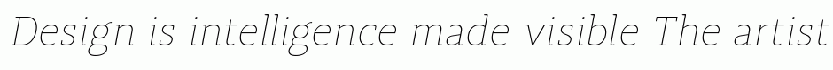 Synerga Pro Thin Italic