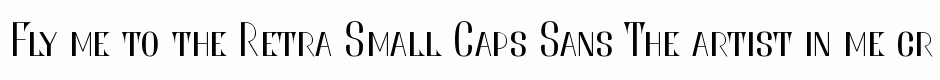 Retra Small Caps Sans