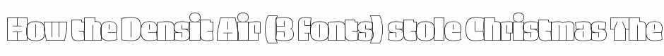 Densit Air (3 fonts)