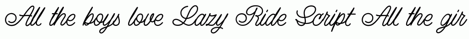 Lazy Ride Script