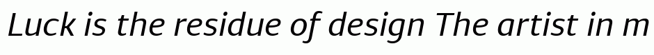 Diaria Sans Pro Italic